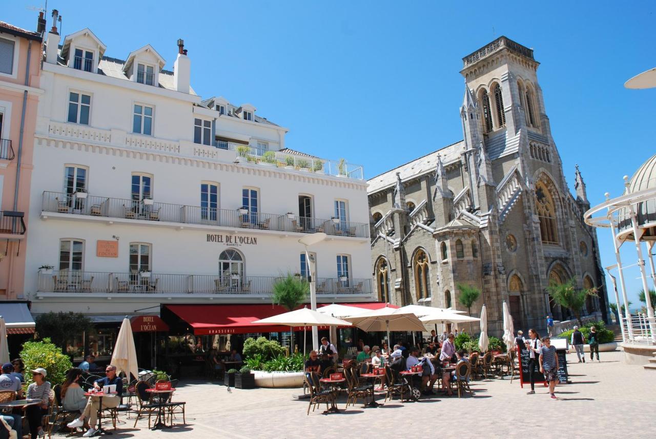 Hotel De L'Ocean Биариц Екстериор снимка
